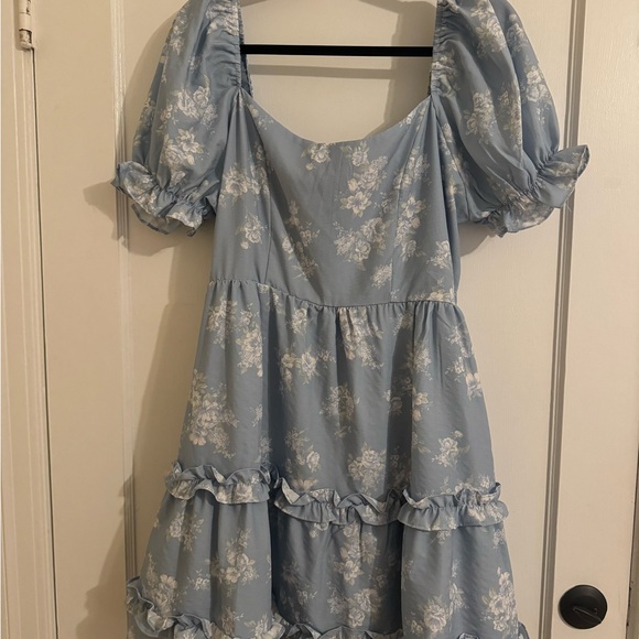 Brand New with Tags Blue and White Flowers XL Altar'd State Dress - Picture 1 of 3